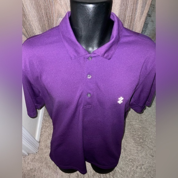 Izod Other - Men’s used size L large purple golf polo shirt IZOD cool tx